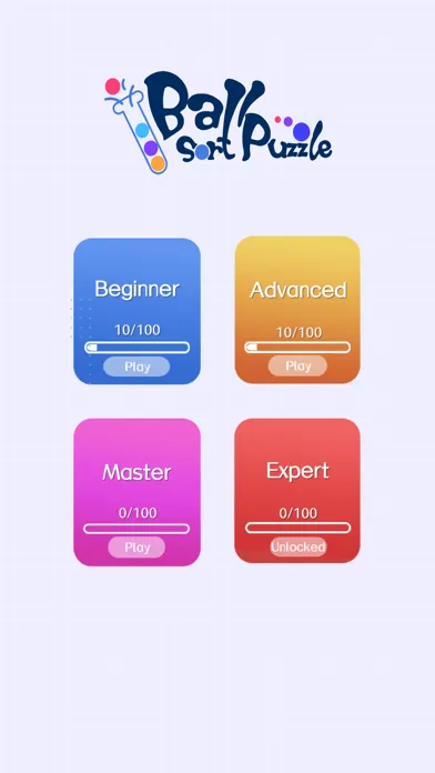 Ball sort puzzle-sort color. 스크린샷