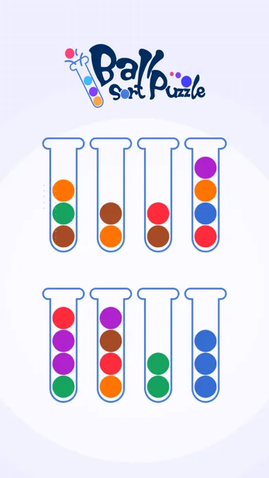 Ball sort puzzle-sort color. 스크린샷