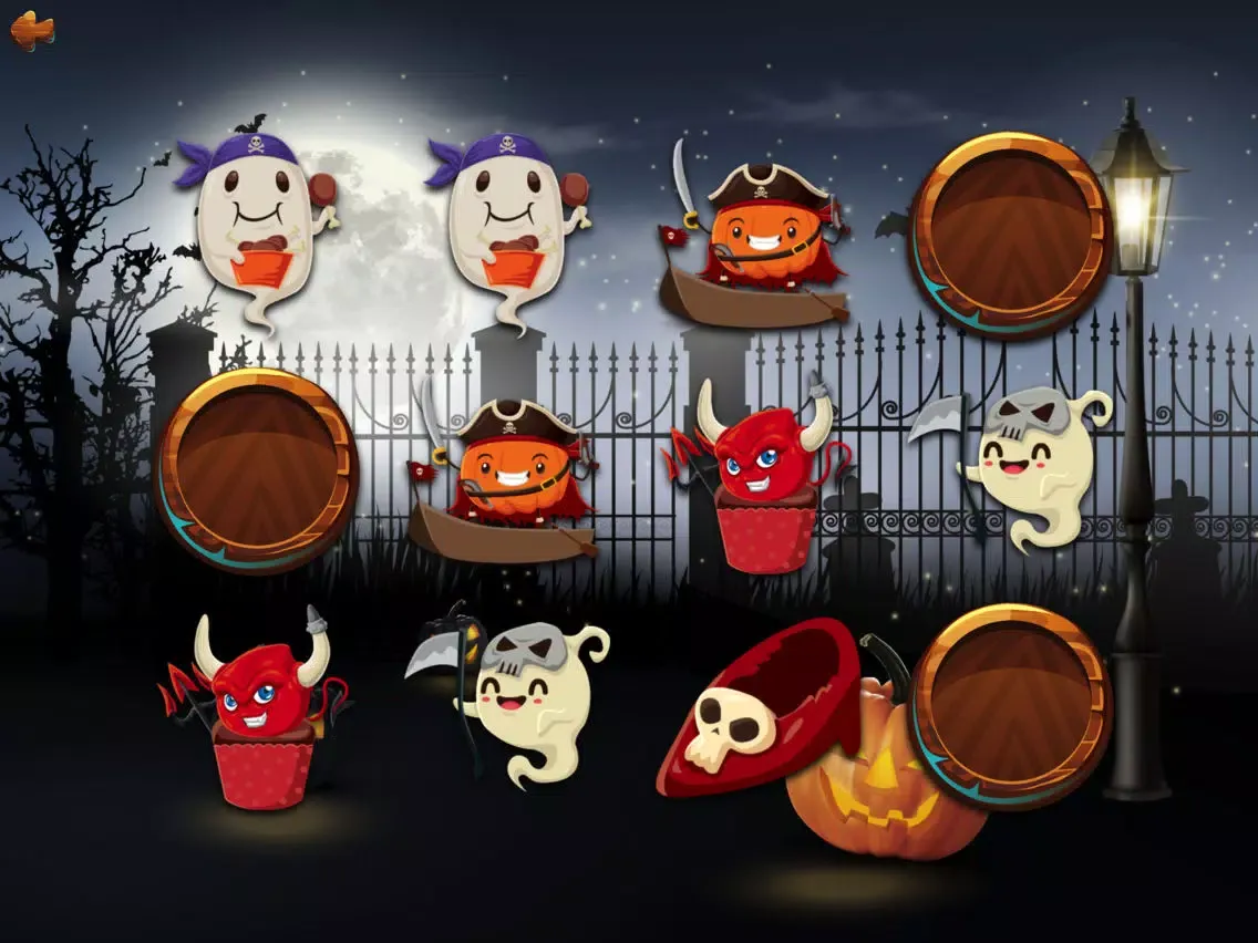 Halloween Happy Memo & Zombie iPad  Screenshots