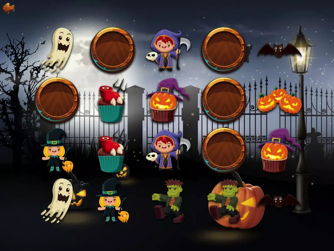 Halloween Happy Memo & Zombie iPad  Screenshots