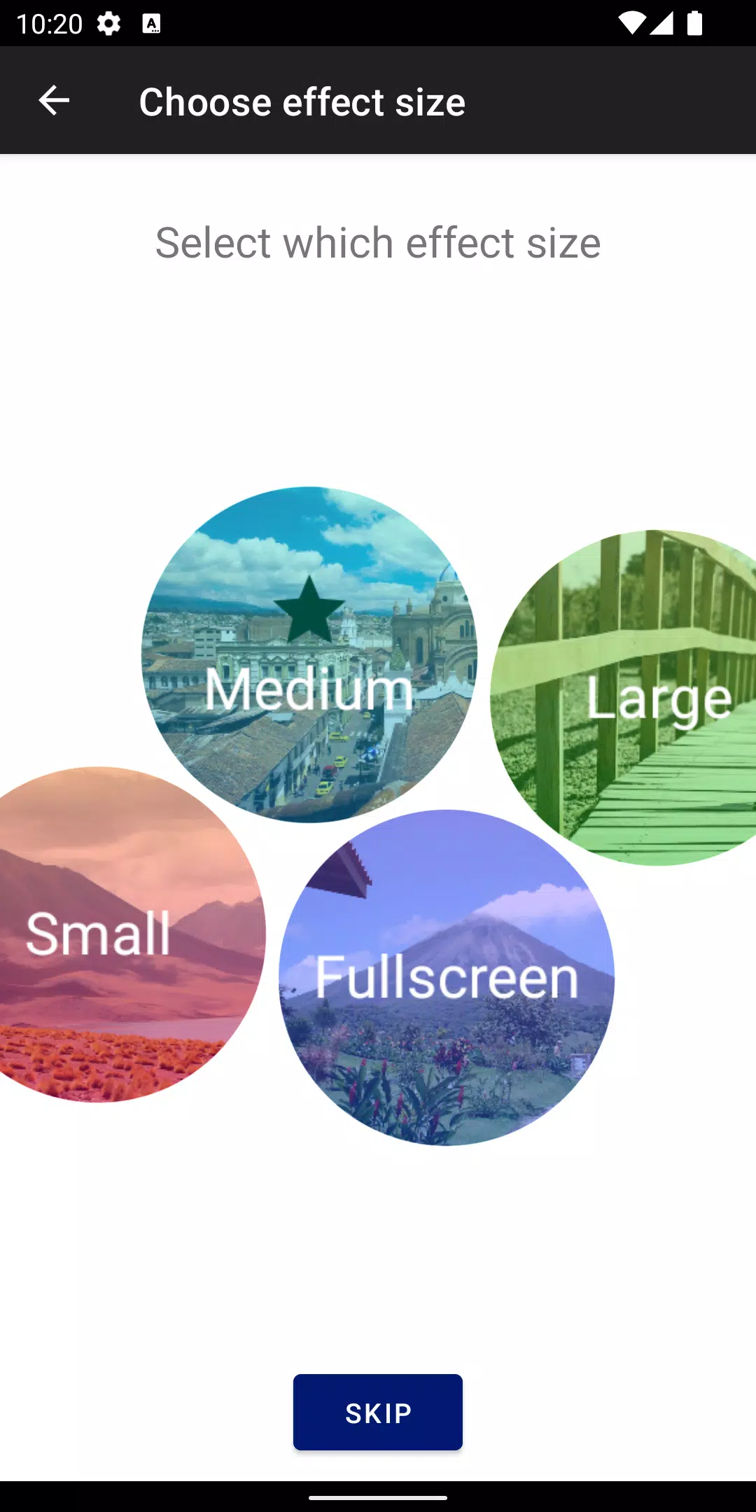 Screener animation Screenshots