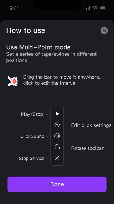 Auto Clicker-Auto Tapper tool سکرین شاٹس