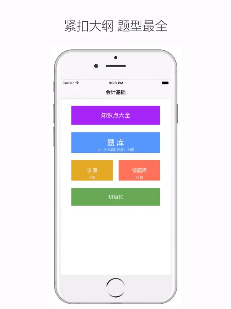 会计基础 - 会计从业资格证、会计从业考试题库 iPad  Screenshots