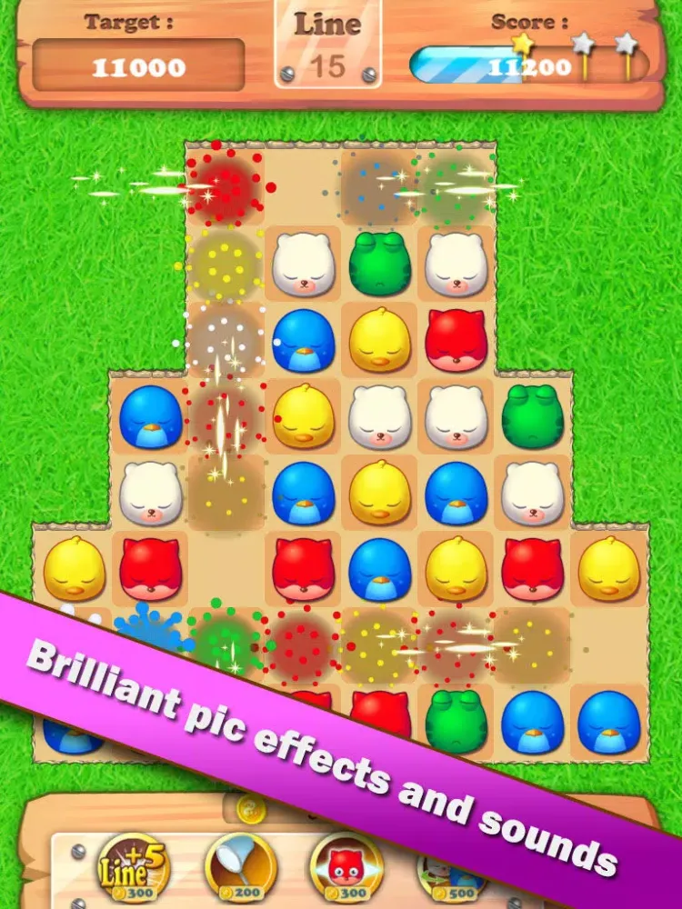 Zrzuty ekranu Pet Heroes - Free fun addictive matching 3 game iPad 