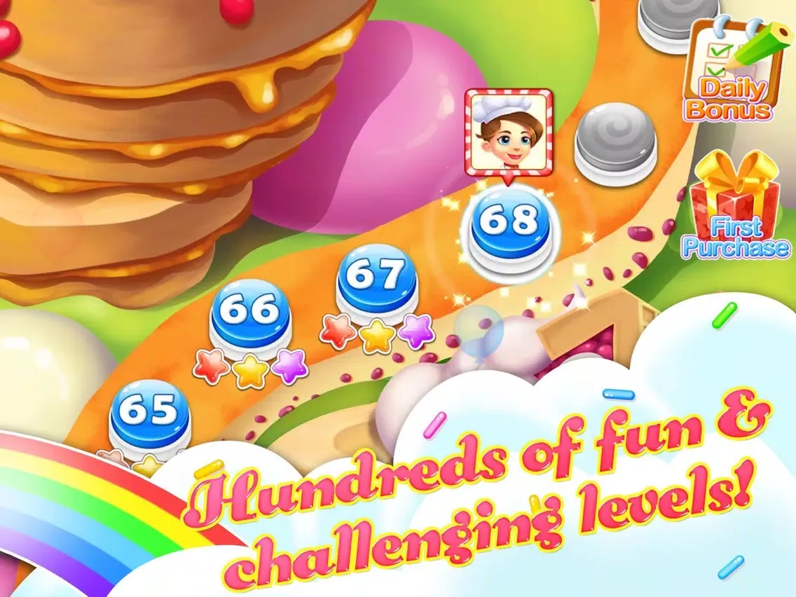 Capturas de tela do Cookie Fever : A CraZY CanDY Chef Game iPad 