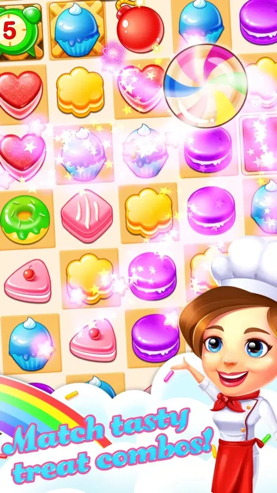 Capturas de tela do Cookie Fever : A CraZY CanDY Chef Game