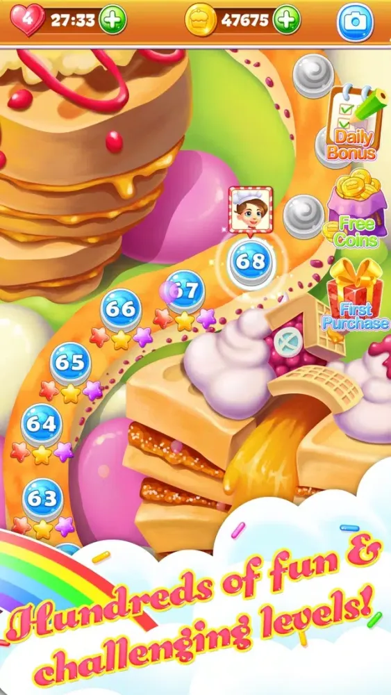 Capturas de tela do Cookie Fever : A CraZY CanDY Chef Game