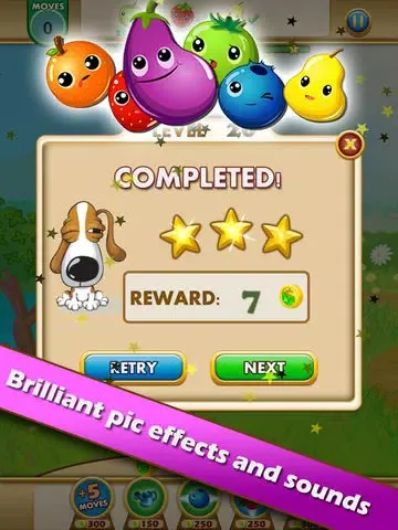 Captures d'écran de Fruit Legends™ - Free match-3 splash game(200+ levels)! iPad 
