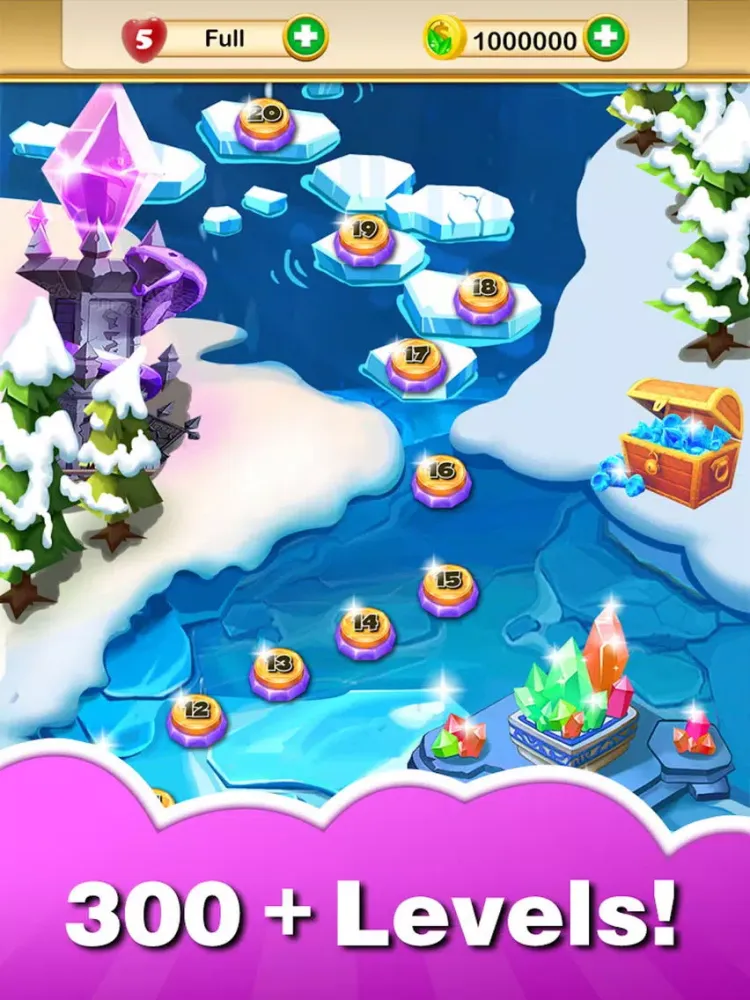 Tangkapan layar Jewel Heroes King - dash up charm geometry gems iPad 