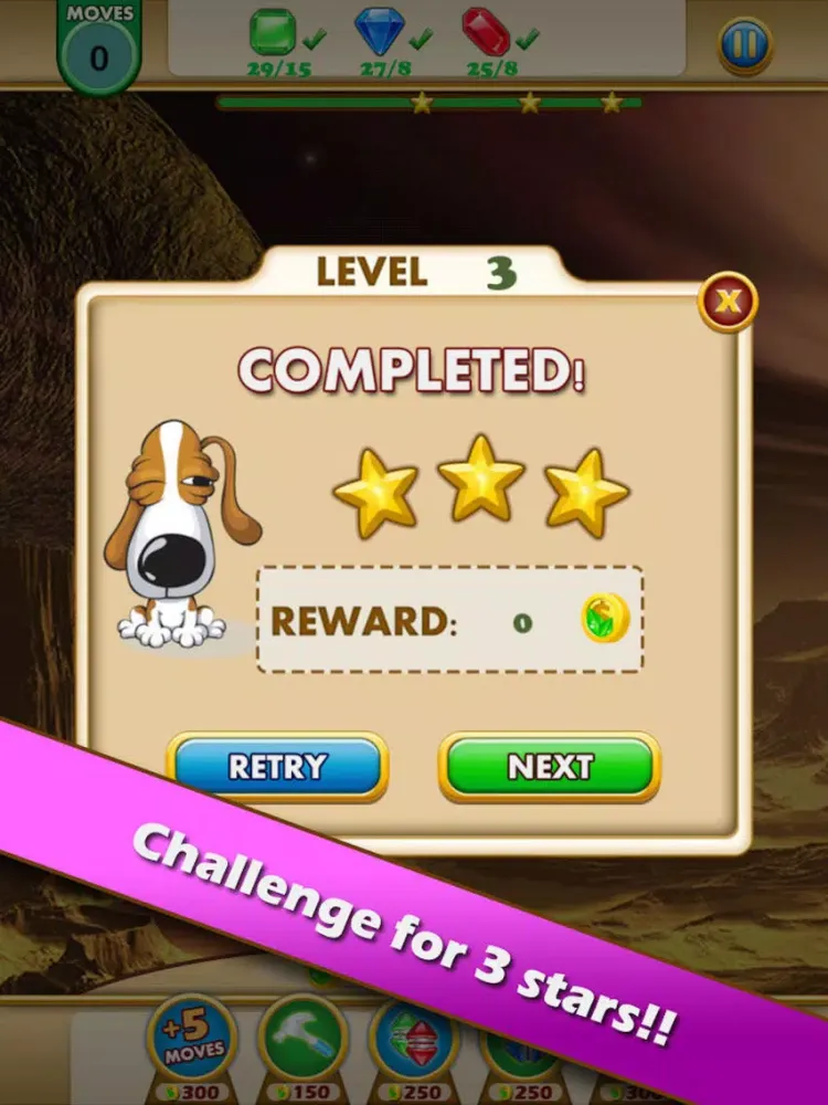 Tangkapan layar Jewel Heroes King - dash up charm geometry gems iPad 