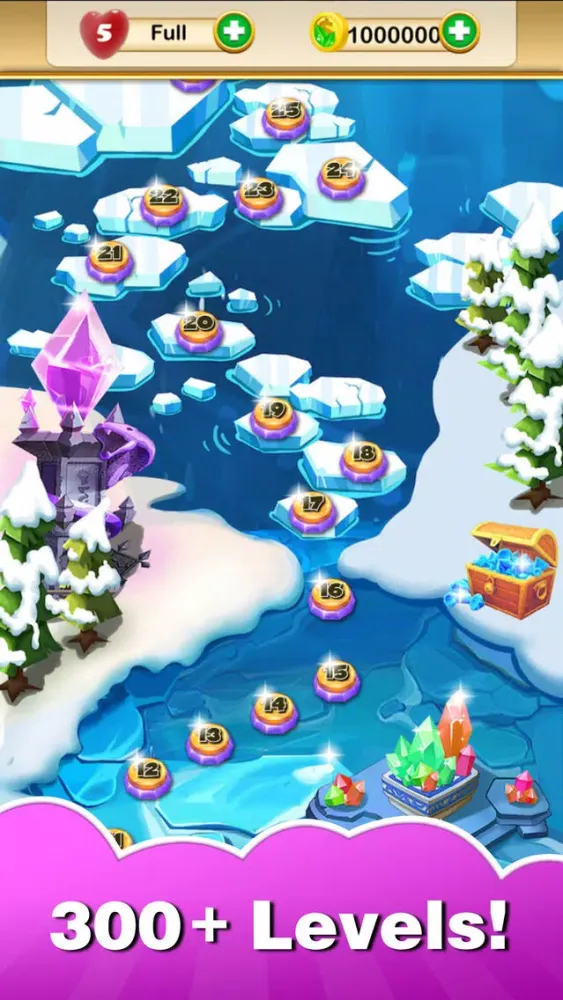 Tangkapan layar Jewel Heroes King - dash up charm geometry gems