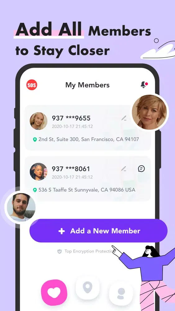 Fam 360: GPS Location Tracker Screenshots