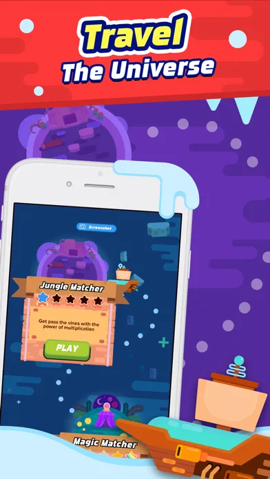 Capturas de tela do Multiplication Flash Cards App