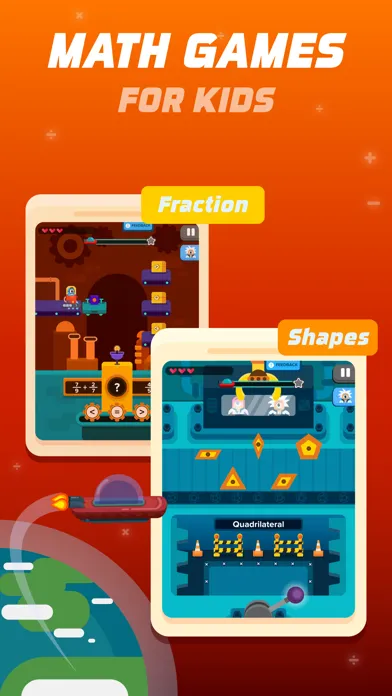 Ảnh chụp màn hình của 5th Grade Math: Fun Kids Games