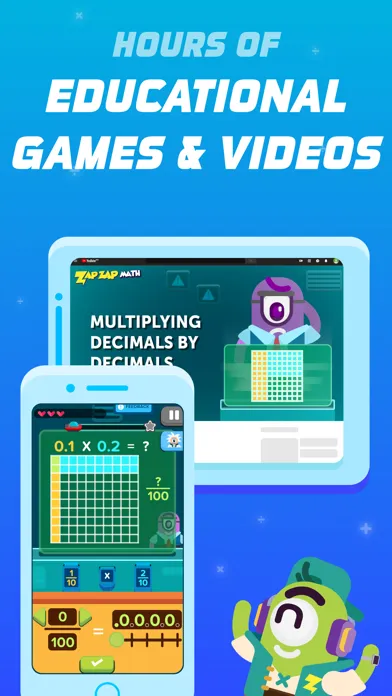 Ảnh chụp màn hình của 5th Grade Math: Fun Kids Games