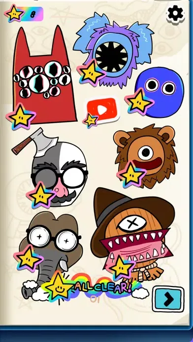 ภาพหน้าจอของ Monsticker