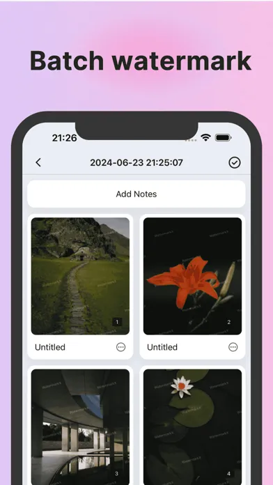 ภาพหน้าจอของ WatermarkX - Markup photos app