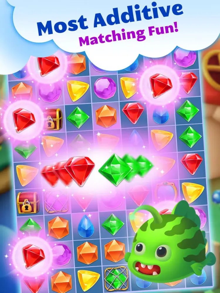 Captures d'écran de Jewel Splash Dash Edition - Brand New Match 3 Game iPad 