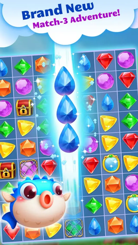 Captures d'écran de Jewel Splash Dash Edition - Brand New Match 3 Game