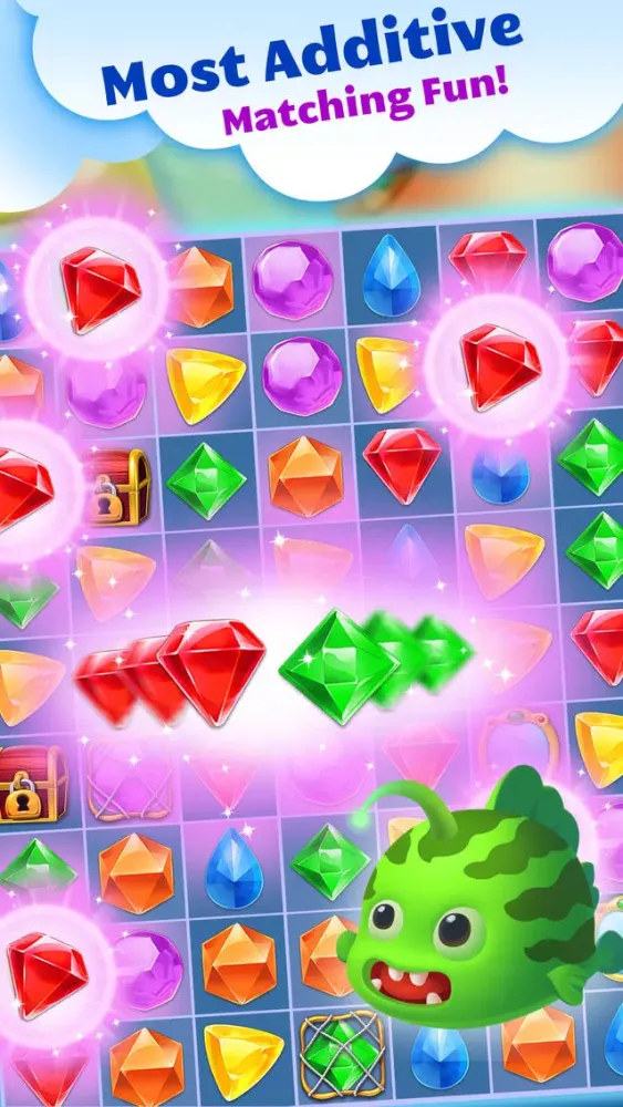 Captures d'écran de Jewel Splash Dash Edition - Brand New Match 3 Game