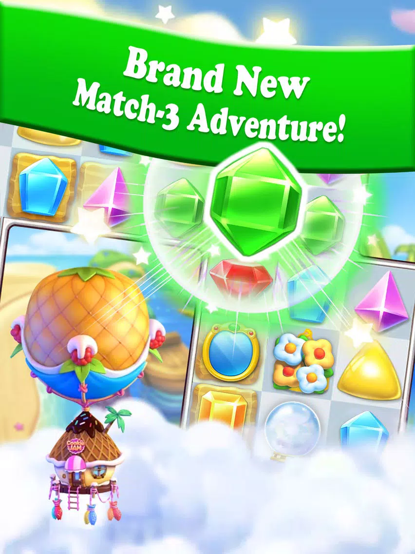 Magic Jewel Heroes 2-Best Jam of Match 3 Free Game iPad  Screenshots