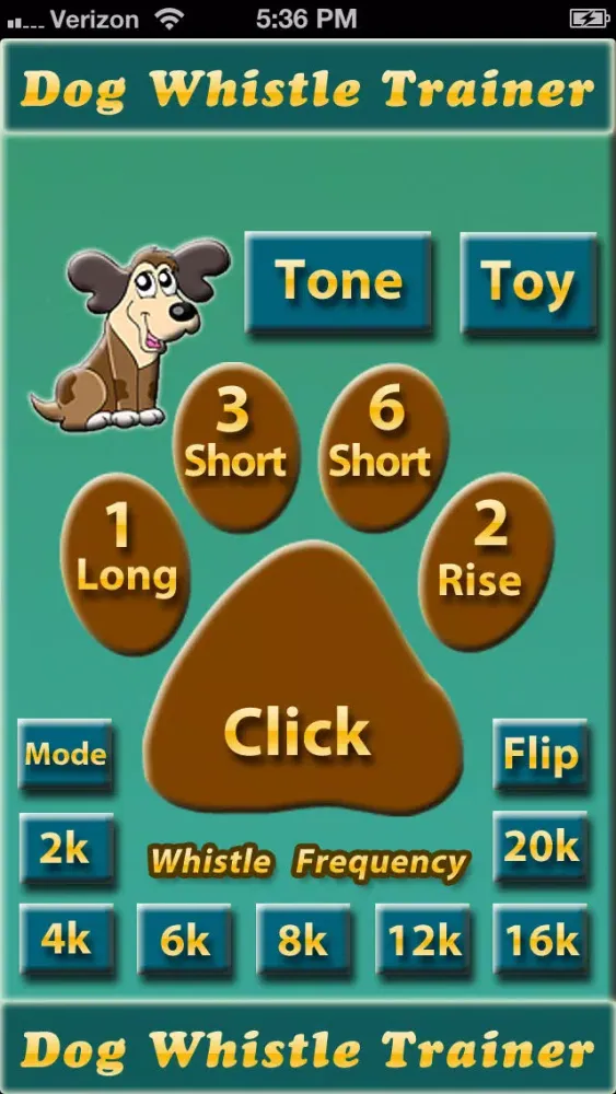 Zrzuty ekranu Dog Whistle Trainer