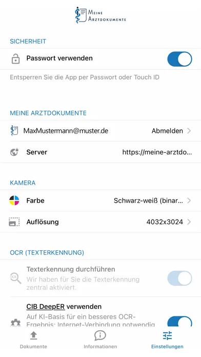 Meine Arztdokumente应用截图
