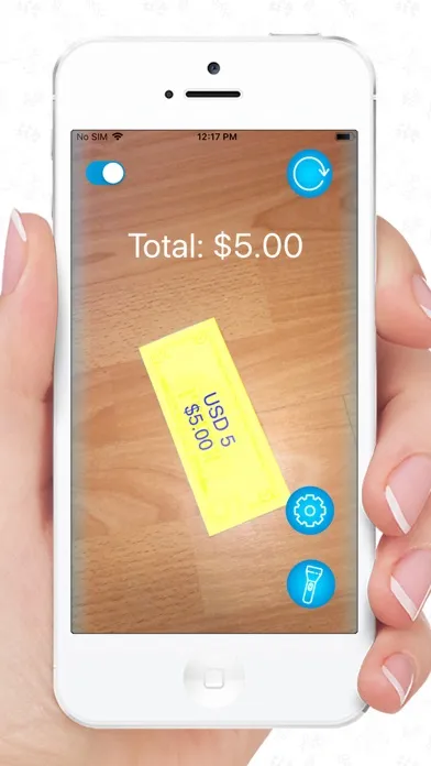 Tangkapan layar AR money reader scanner GMoney