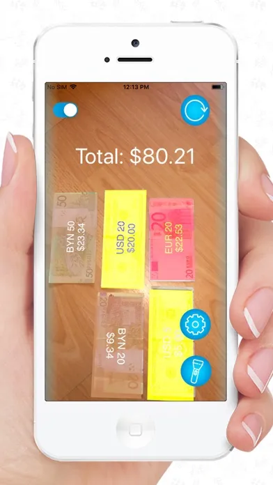 Tangkapan layar AR money reader scanner GMoney