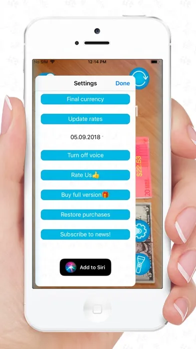 Tangkapan layar AR money reader scanner GMoney