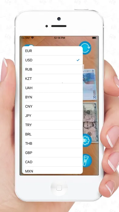 Tangkapan layar AR money reader scanner GMoney