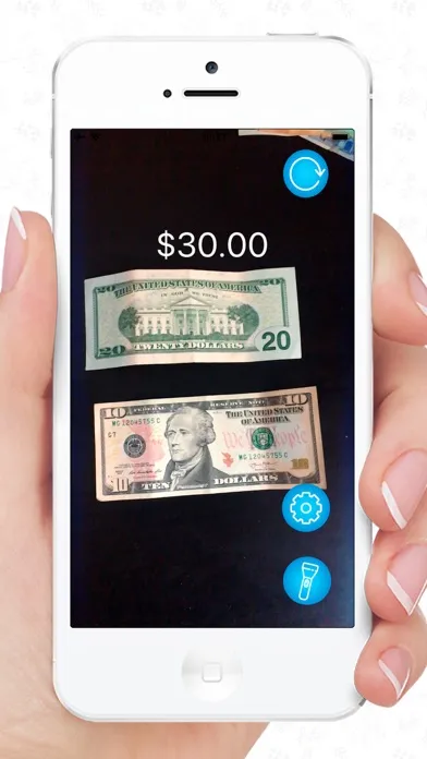 Tangkapan layar AR money reader scanner GMoney