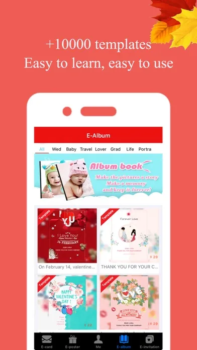 Greeting card-poster creator سکرین شاٹس