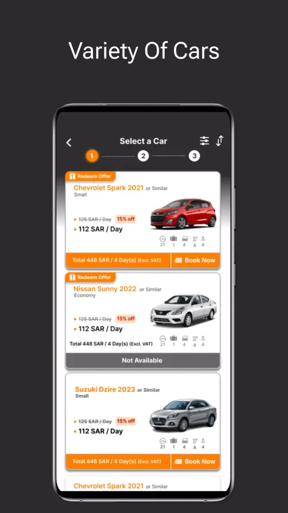 Screenshot di Key Car Rental