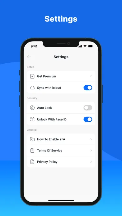 Authen:2FA Authentication App 스크린샷