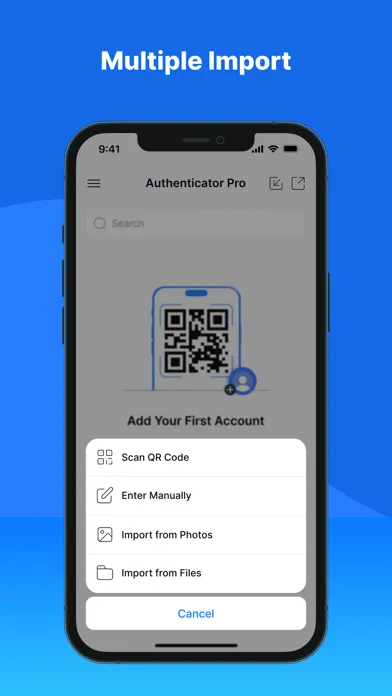 Authen:2FA Authentication App 스크린샷