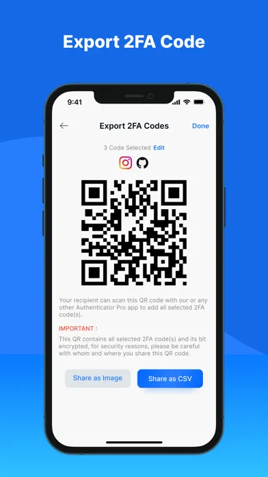 Authen:2FA Authentication App 스크린샷