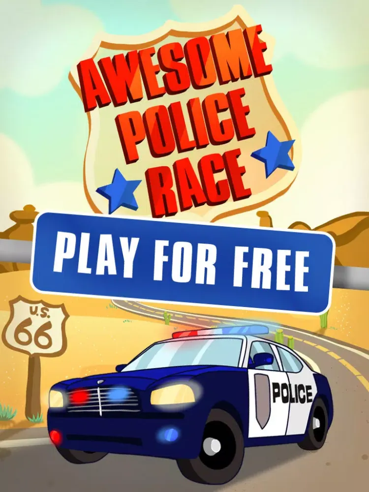 Screenshot di Awesome Police Race Multiplayer Lite iPad 