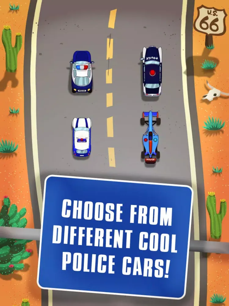 Screenshot di Awesome Police Race Multiplayer Lite iPad 