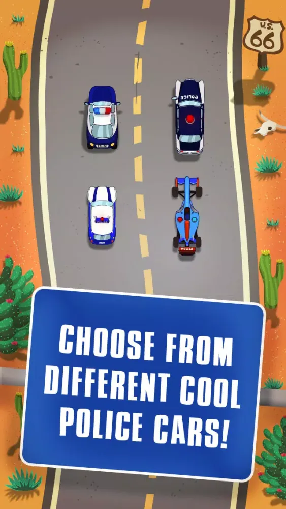 Screenshot di Awesome Police Race Multiplayer Lite