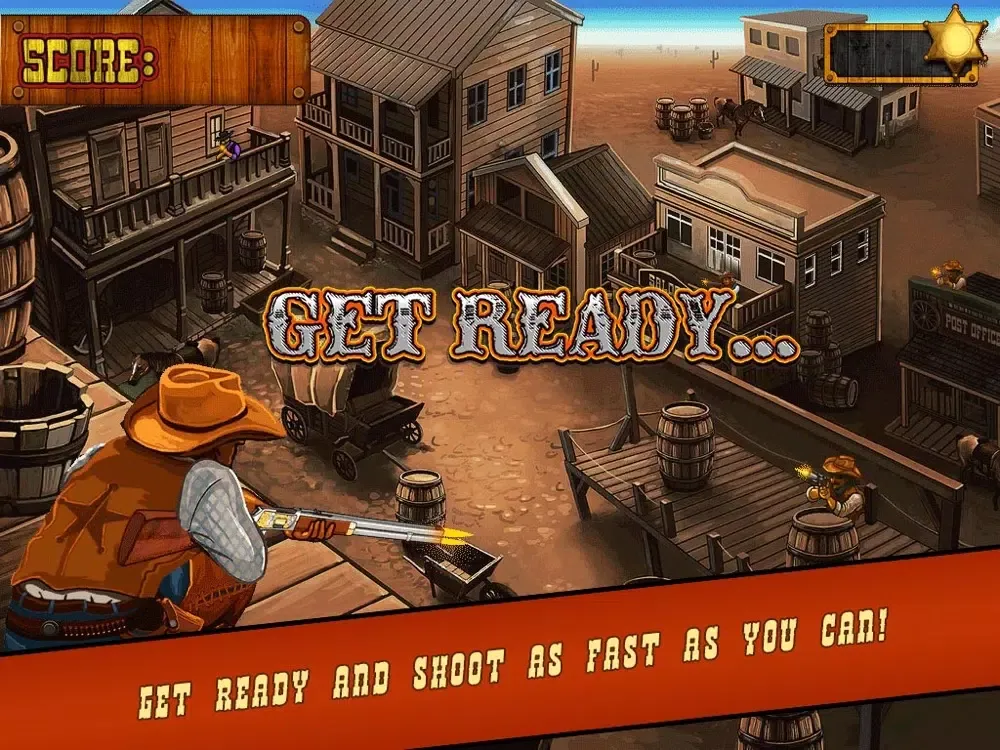 City Slinger Western Shootout - Cowboys & Outlaws Gun Fight FREE iPad  Ekran Görüntüleri