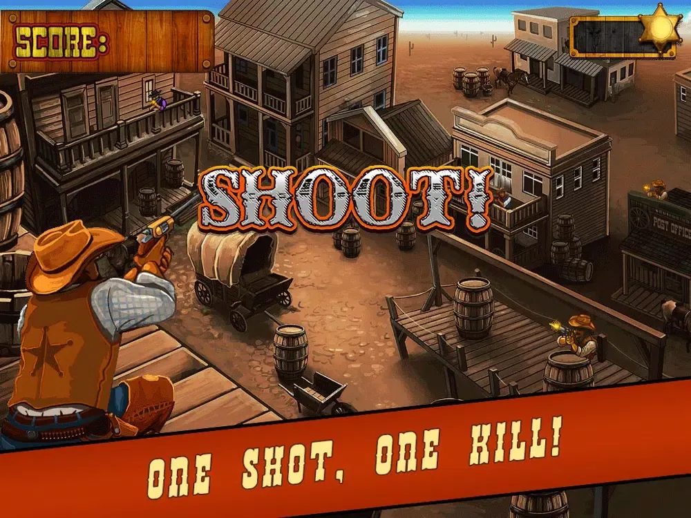 City Slinger Western Shootout - Cowboys & Outlaws Gun Fight FREE iPad  Ekran Görüntüleri