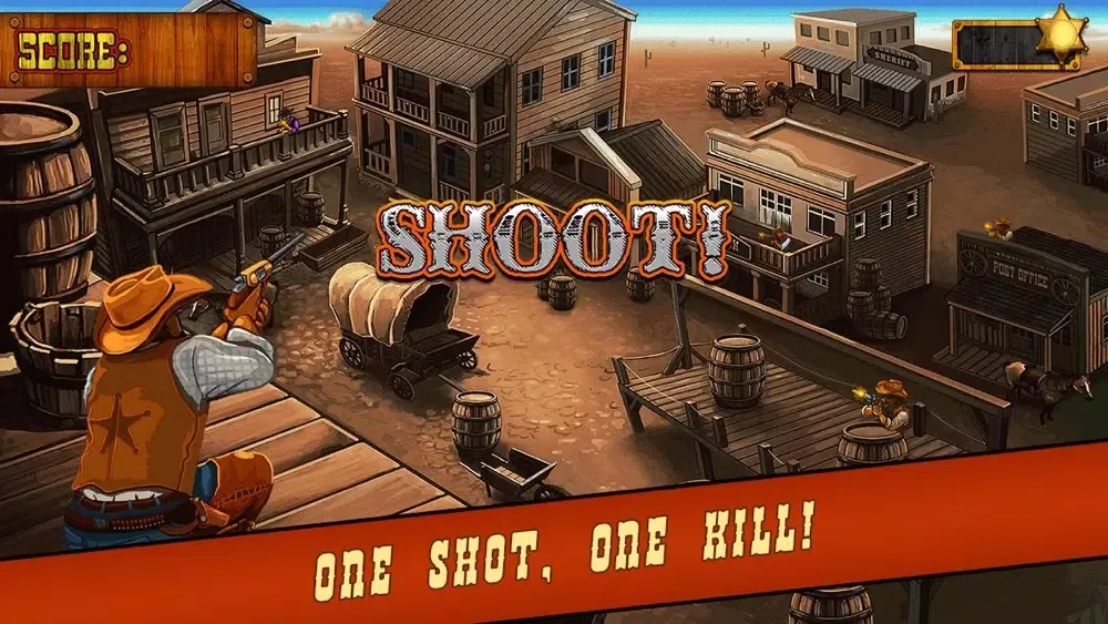City Slinger Western Shootout - Cowboys & Outlaws Gun Fight FREE Ekran Görüntüleri