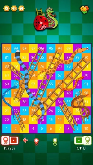 Ảnh chụp màn hình của Snake & Ladders - Board Game