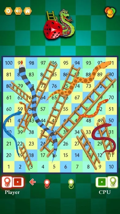 Ảnh chụp màn hình của Snake & Ladders - Board Game