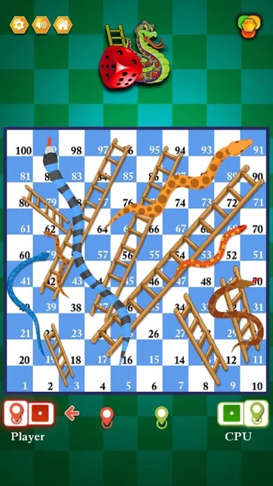 Ảnh chụp màn hình của Snake & Ladders - Board Game