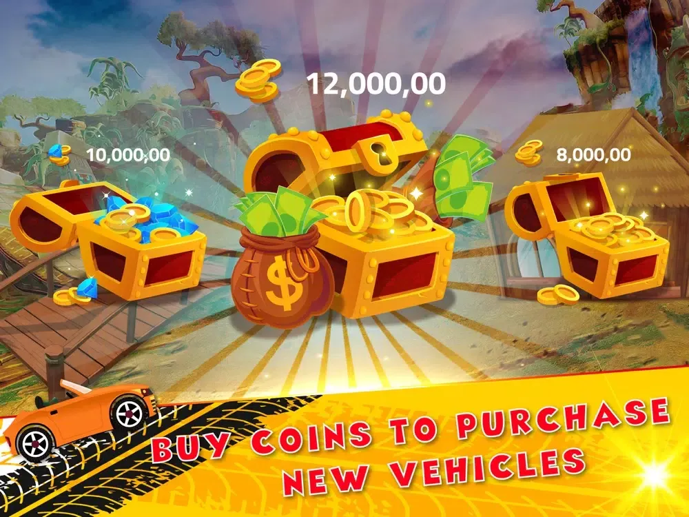 Ảnh chụp màn hình của Hill Climb Race iPad 