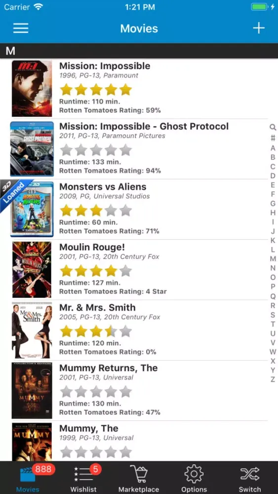 Capturas de tela do Collectors: Movies Games Books