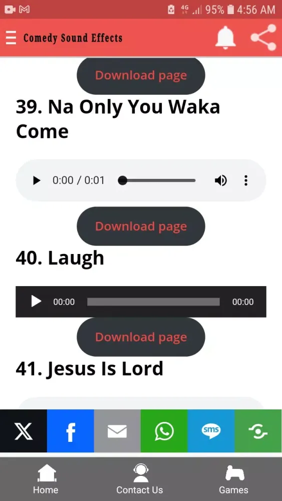 Download Comedy Sound Effects应用截图