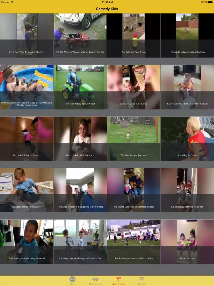 ภาพหน้าจอของ Comedy Video - Best Funny Video iPad 